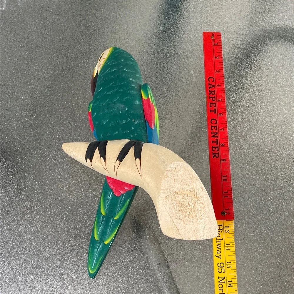Colorful Wooden Parrot Bird decoration